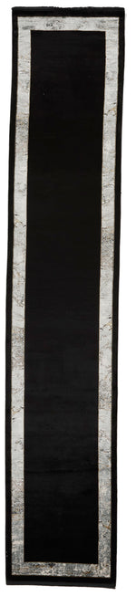 3x13 Black and White Turkish Antep Runner