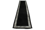 3x13 Black and White Turkish Antep Runner