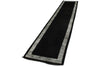 3x13 Black and White Turkish Antep Runner
