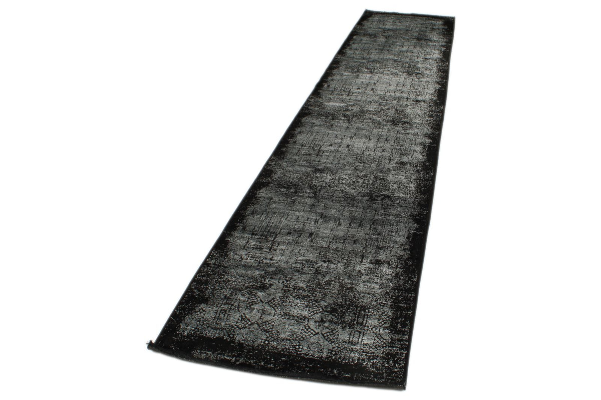 3x13 Black and White Turkish Antep Runner
