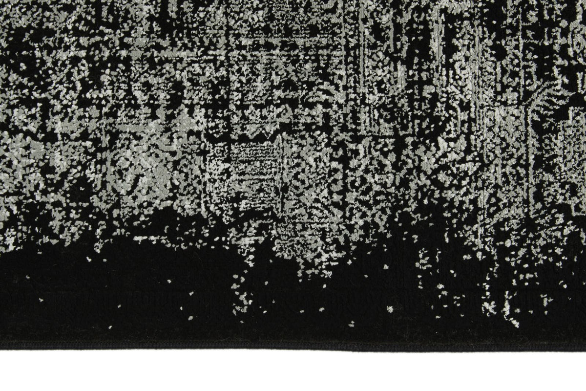 3x13 Black and White Turkish Antep Runner