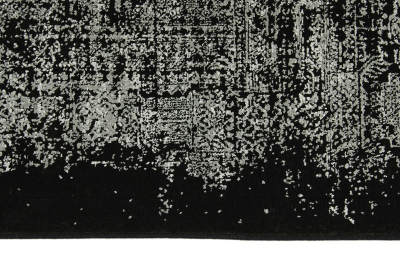 3x13 Black and White Turkish Antep Runner