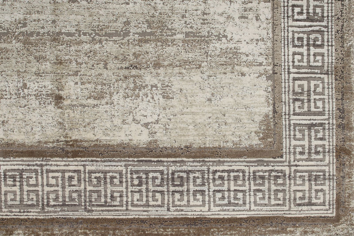 3x10 White and Silver Turkish Antep Runner
