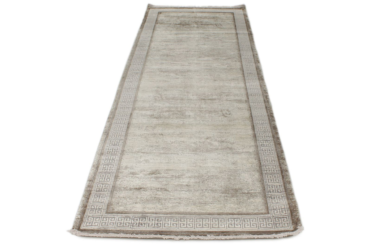 3x10 White and Silver Turkish Antep Runner