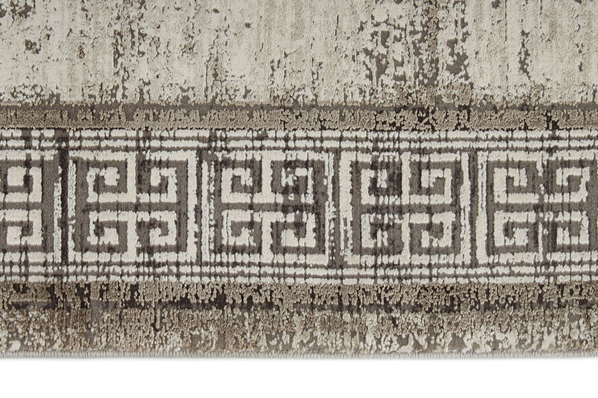 3x10 White and Silver Turkish Antep Runner