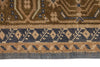 6x10 Beige and Blue Turkish Tribal Rug