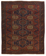 9x11 Multicolor Turkish Tribal Rug