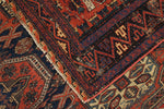 9x11 Multicolor Turkish Tribal Rug