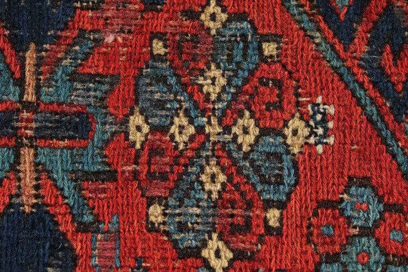 9x11 Multicolor Turkish Tribal Rug