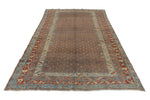 6x11 Red and Blue Persian Tribal Rug