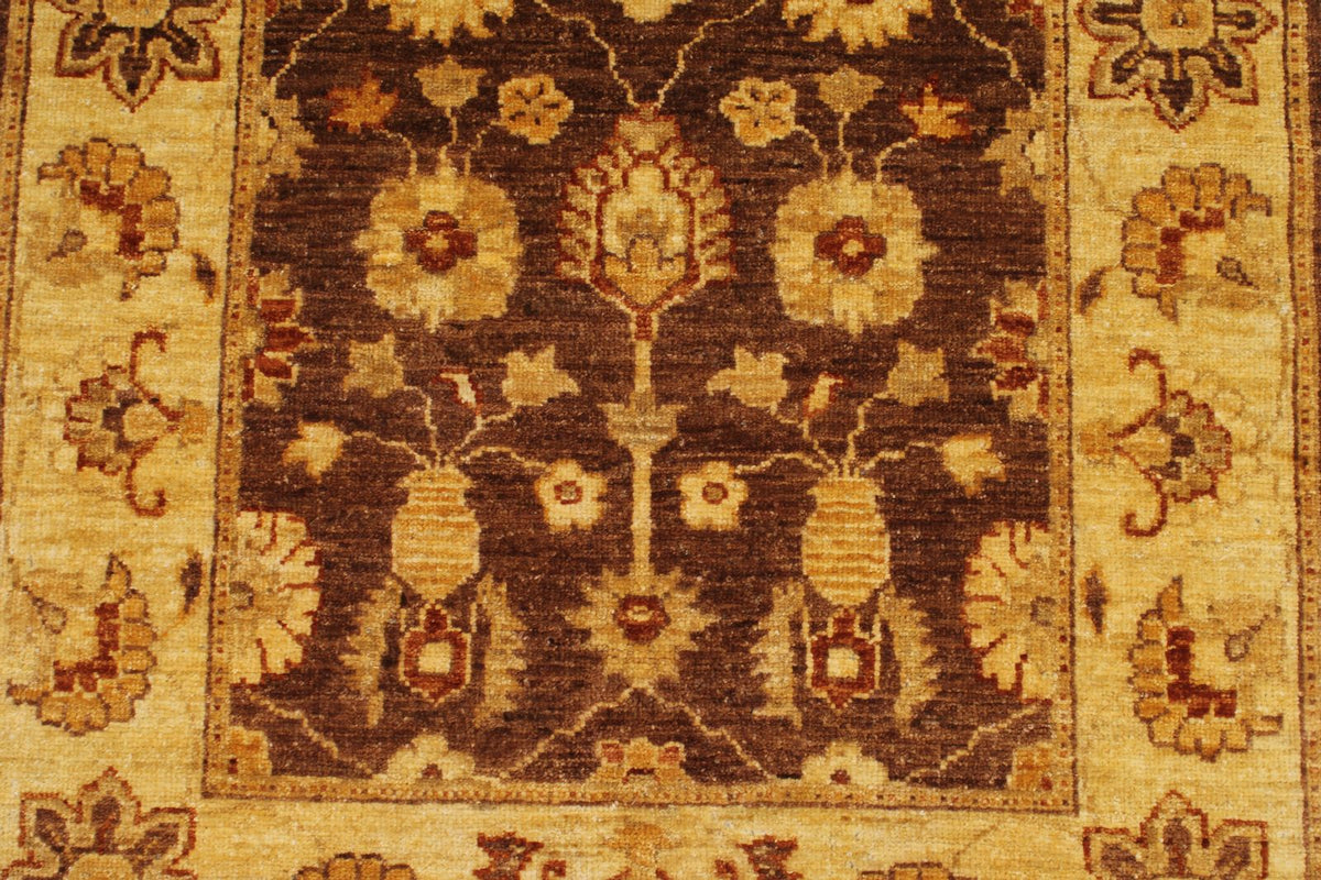 3x11 Rust and Gold Turkish Oushak Runner