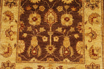 3x11 Rust and Gold Turkish Oushak Runner