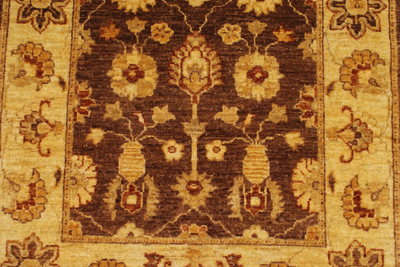 3x11 Rust and Gold Turkish Oushak Runner