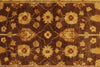 3x11 Rust and Gold Turkish Oushak Runner