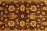 3x11 Rust and Gold Turkish Oushak Runner