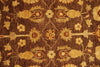 3x11 Rust and Gold Turkish Oushak Runner