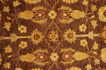 3x11 Rust and Gold Turkish Oushak Runner