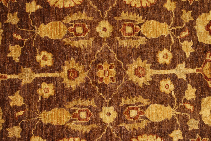 3x11 Rust and Gold Turkish Oushak Runner