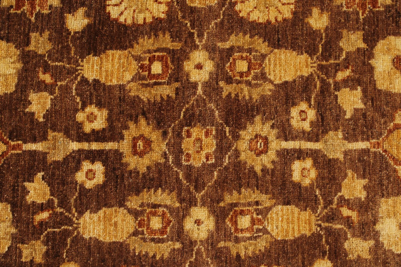 3x11 Rust and Gold Turkish Oushak Runner