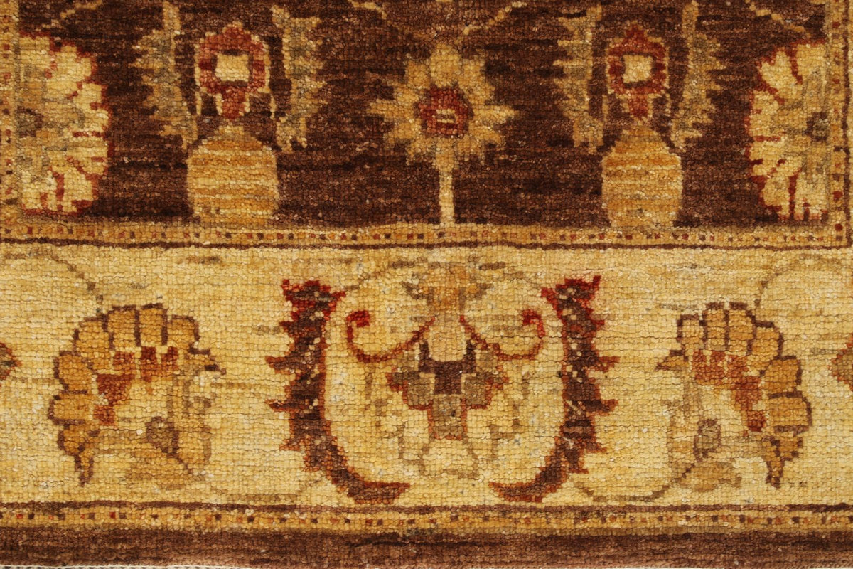 3x11 Rust and Gold Turkish Oushak Runner
