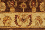 3x11 Rust and Gold Turkish Oushak Runner