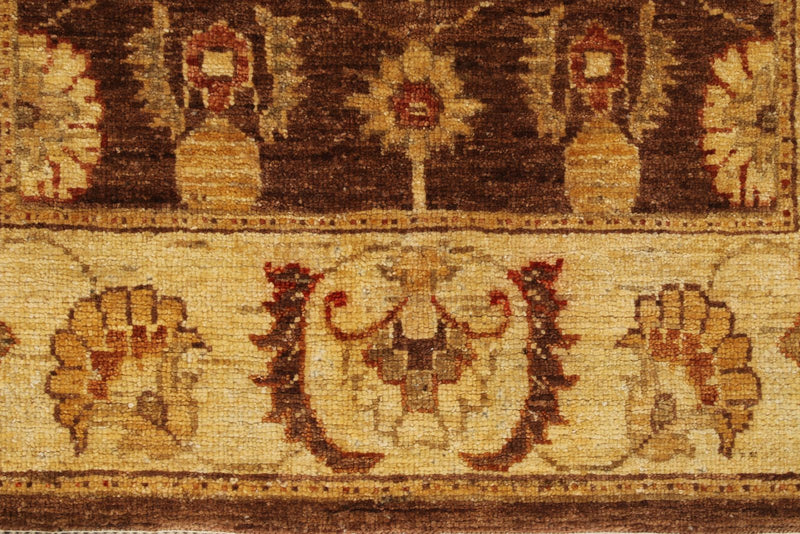 3x11 Rust and Gold Turkish Oushak Runner