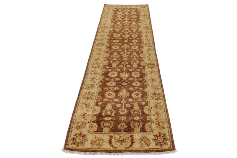 3x11 Rust and Gold Turkish Oushak Runner