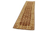 3x11 Rust and Gold Turkish Oushak Runner