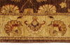 3x11 Rust and Gold Turkish Oushak Runner