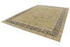 10x14 Gold and Navy Anatolian Persian Rug