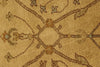3x11 Beige and Green Turkish Oushak Runner