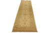 3x11 Beige and Green Turkish Oushak Runner