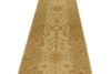3x11 Beige and Green Turkish Oushak Runner