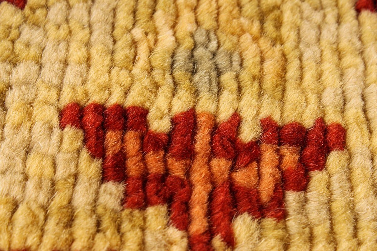 4x6 Beige and Brown Turkish Oushak Rug