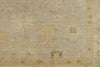 7x10 Gray and Ivory Turkish Oushak Rug