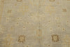 7x10 Gray and Ivory Turkish Oushak Rug