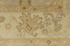 7x10 Gray and Ivory Turkish Oushak Rug