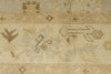 7x10 Gray and Ivory Turkish Oushak Rug
