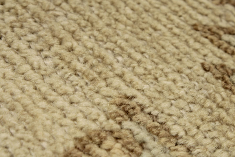 7x10 Gray and Ivory Turkish Oushak Rug