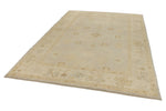 7x10 Gray and Ivory Turkish Oushak Rug