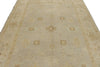 7x10 Gray and Ivory Turkish Oushak Rug