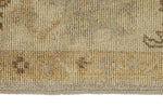 7x10 Gray and Ivory Turkish Oushak Rug