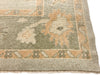 7x11 Gray and Green Turkish Oushak Rug