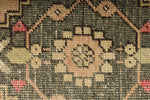 2x3 Beige and Brown Turkish Tribal Rug