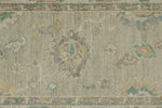 3x8 Beige and Ivory Turkish Oushak Rug Runner