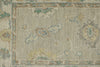 3x8 Beige and Ivory Turkish Oushak Rug Runner