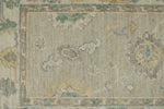 3x8 Beige and Ivory Turkish Oushak Rug Runner