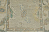 3x8 Beige and Ivory Turkish Oushak Rug Runner