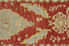 3x11 Red and Gold Turkish Oushak Rug Runner