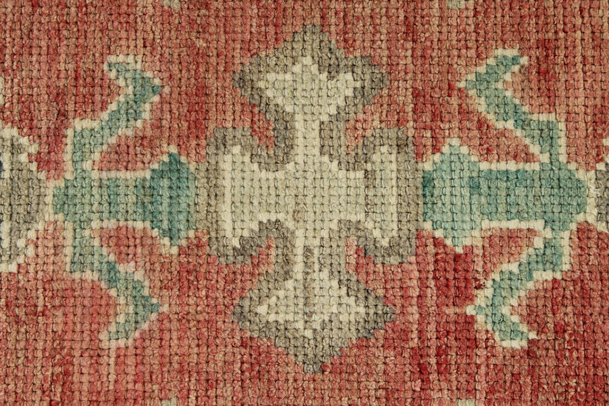 3x10 Pink and Ivory Turkish Oushak Runner